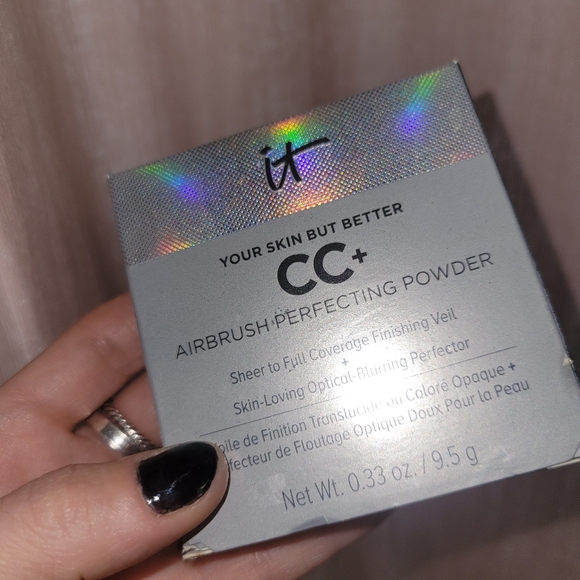 IT COSMETICS Airbrush SETTING Powder CC+ Medium Tan - Picture 1 of 4